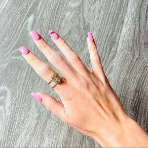 Kendra Scott Rose Gold Drusy Ring